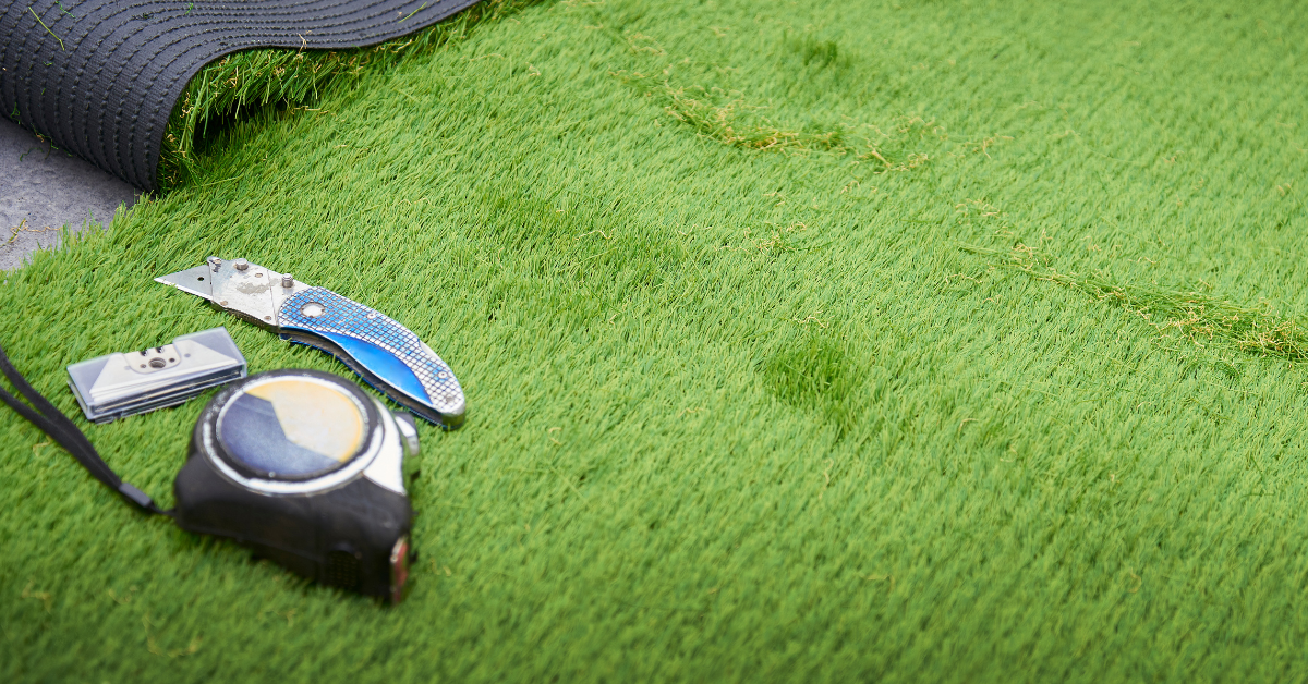 how to brush up artificial grass