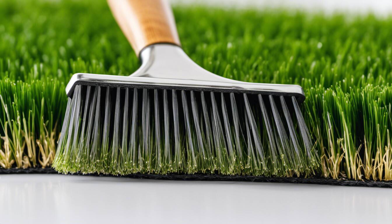 artificial grass brush hire