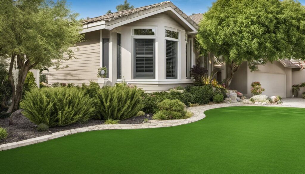 artificial grass brush rental