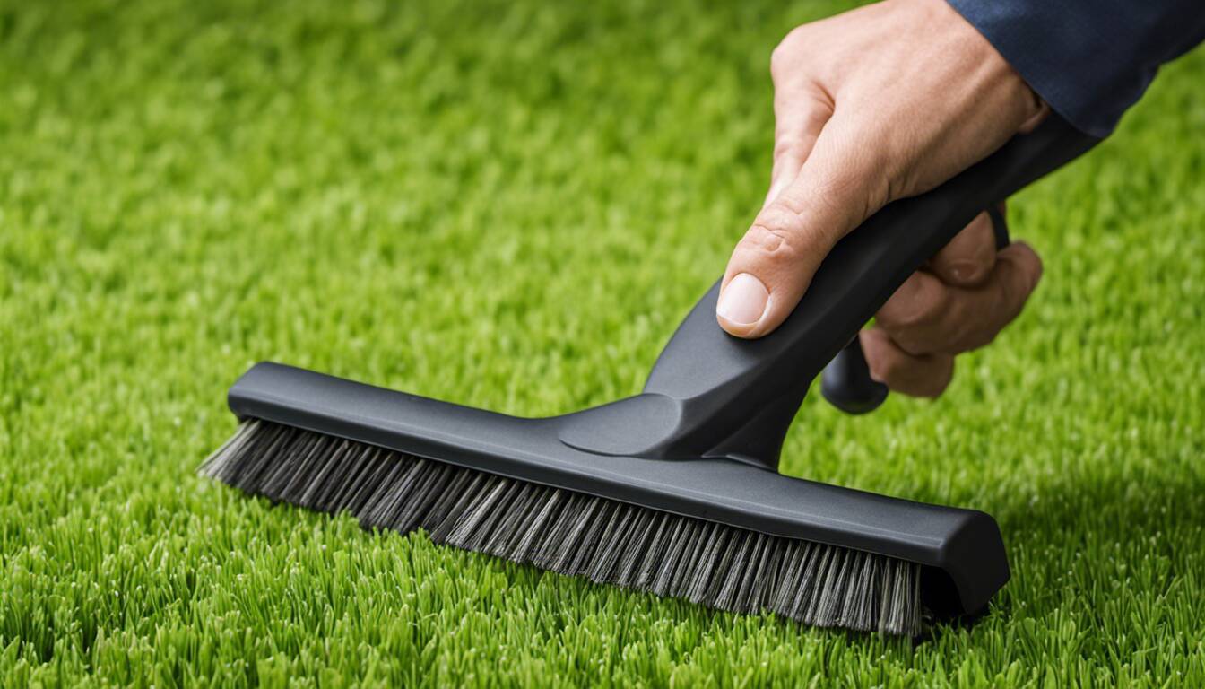 artificial grass brush ryobi