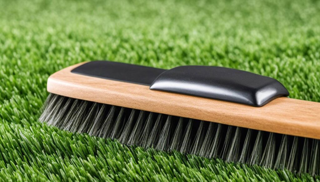 brush or rake for artificial grass